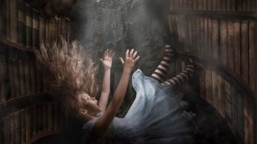 Alice in Wonderland Down the Rabbit Hole by Karen Alsop - Story Art