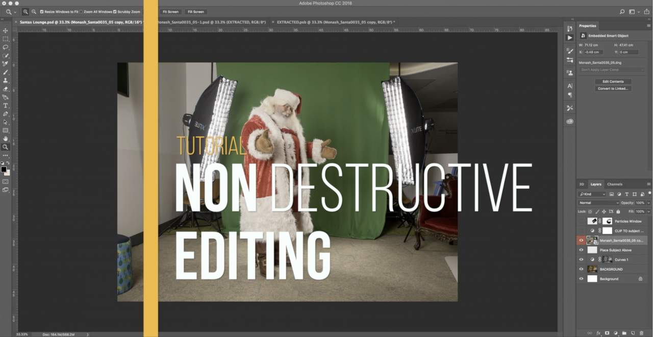 Non editing destructive resources Using Smart Objects for Non-Destructive Editing
