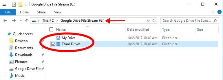 When I came across the new G-Suite Google Drive options I... File Stream mo...